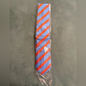 Blue and Red Striped Tie